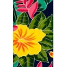 Paréo bleu foncé hibiscus 3
