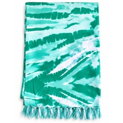 Paréo femme vert d'eau tie and dye 2 – Esprit vacances