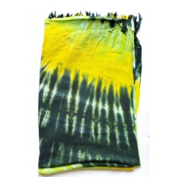 Paréo vert jaune 1