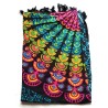 Paréo noir multicolore 1