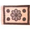 Paréo rose et noir Mandala