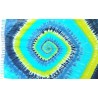 Paréo bleu jaune vert