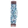 Bracelet femme fermoir en bois bleu blanc